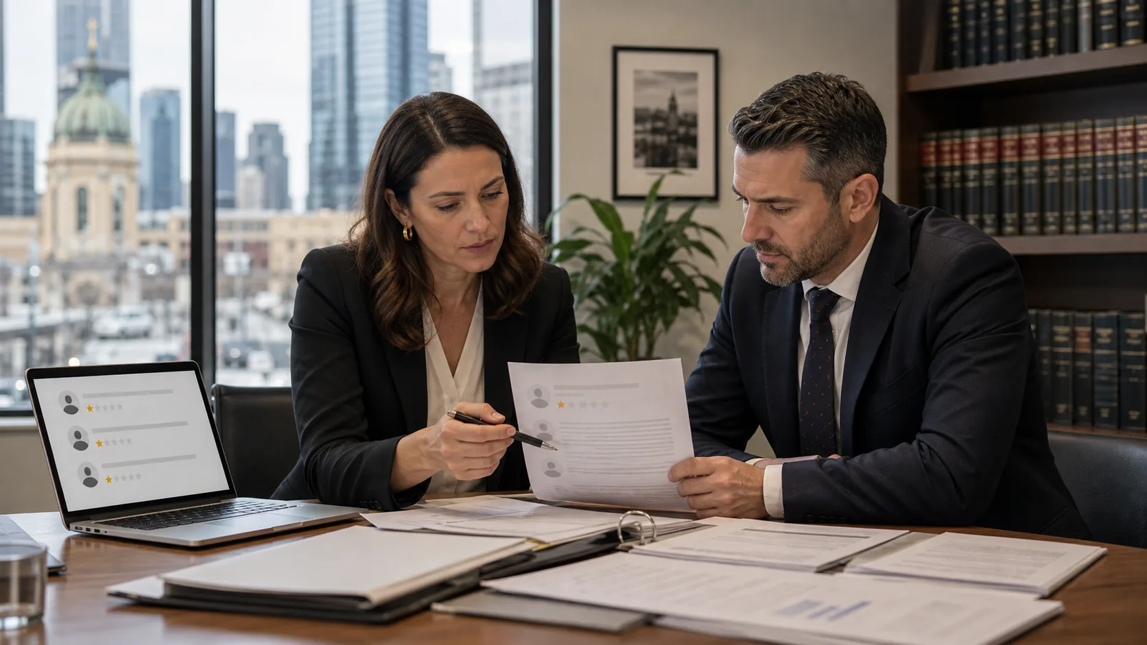 Australian legal team distinguishing a negative Google review from defamation
