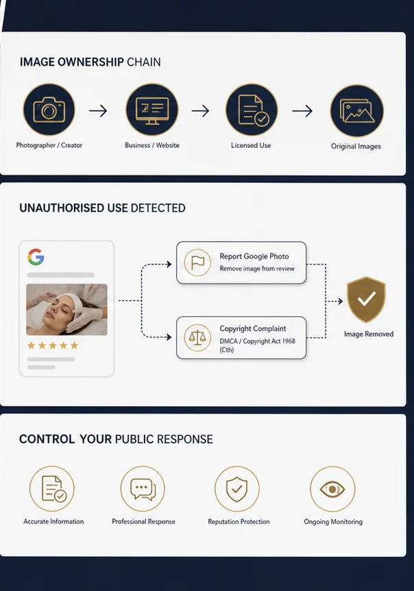 Google Review Using Copyrighted Photos In Australia