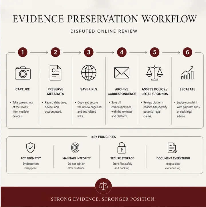 Google Review Evidence Preservation In Australia: A Practical Chain-Of-Custody Guide
