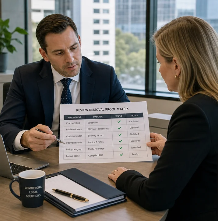 Google Review Removal Proof Checklist In Australia: What Actually Persuades Google And Counsel