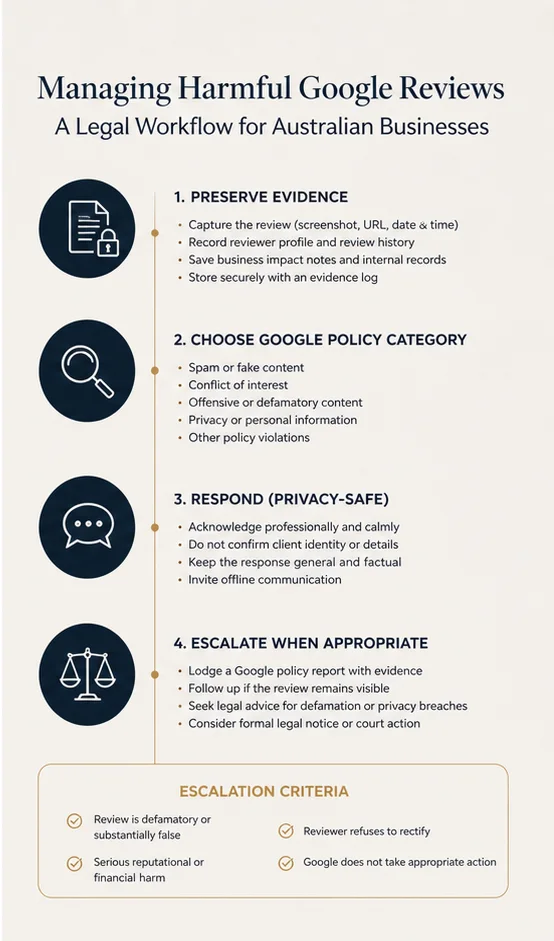 Supplier, Contractor Or Agency Google Reviews In Australia: Conflict-Of-Interest Removal Strategy