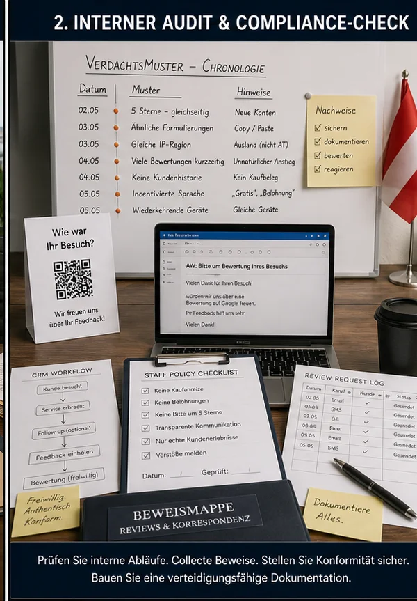 Google-Bewertung Mit Dem Vorwurf Gekaufter Fake-Bewertungen In Österreich