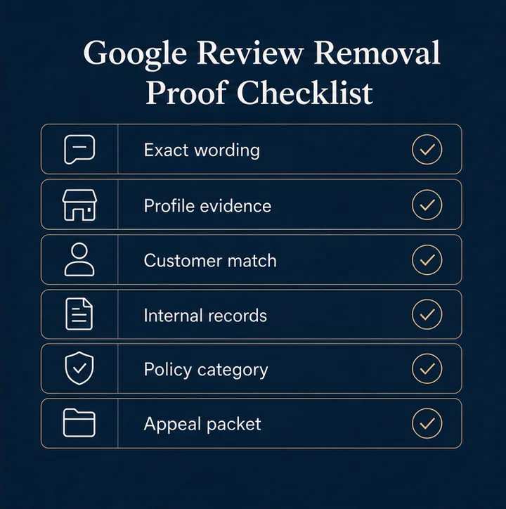 Beweis-Checkliste Fuer Die Entfernung Von Google-Bewertungen In Österreich: Was Google Und Counsel Wirklich Ueberzeugt