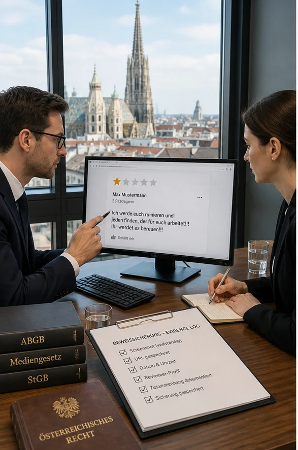 Google-Bewertungen Mit Belästigung Oder Drohungen Gegen Mitarbeitende: Praktische Entfernungsstrategie In Österreich