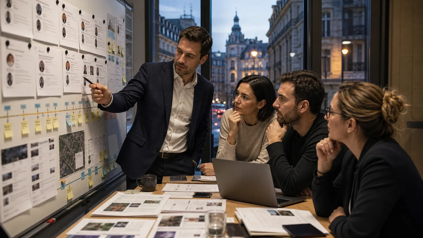 Équipe belge analysant une campagne coordonnée d’avis Google négatifs à Bruxelles
