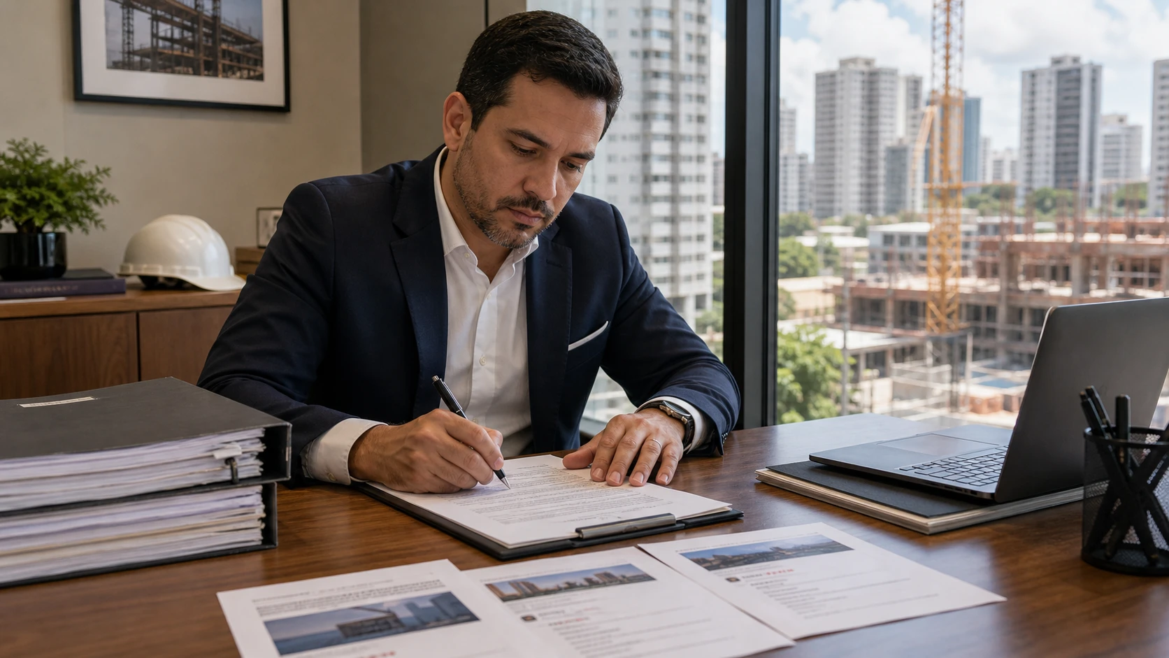 Brazilian lawyer drafting an extrajudicial notice about a Google review