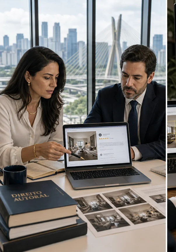 Revisão do Google usando fotos protegidas por direitos autorais em Brasil