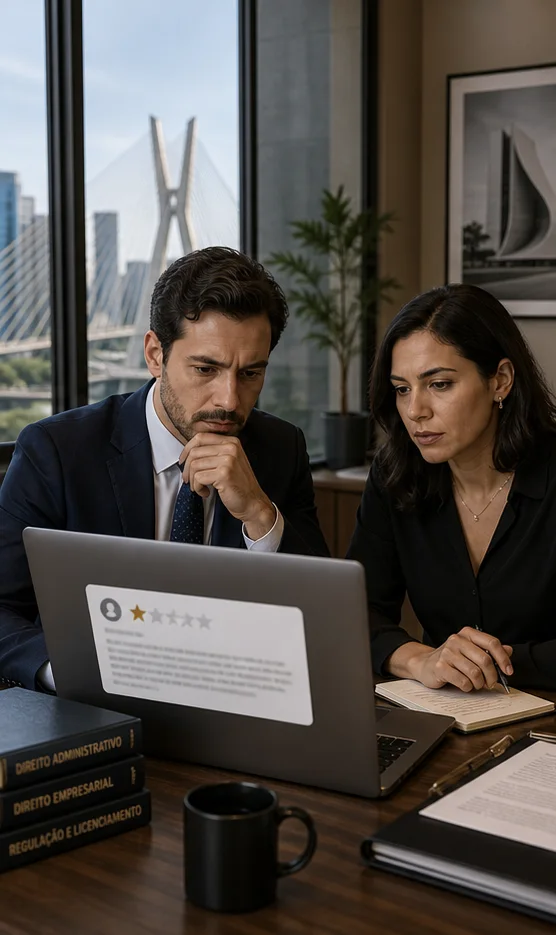 Avaliação Google Com Acusação De Licença Ou Infração Regulatória Em Brasil: Prova E Remoção