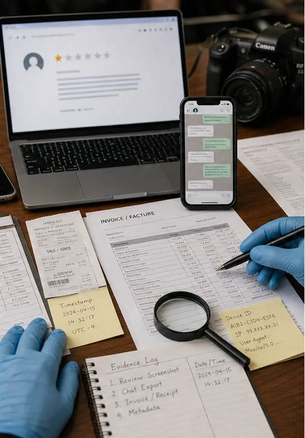 Google Review Using Fake Screenshots Or Documents In Canada