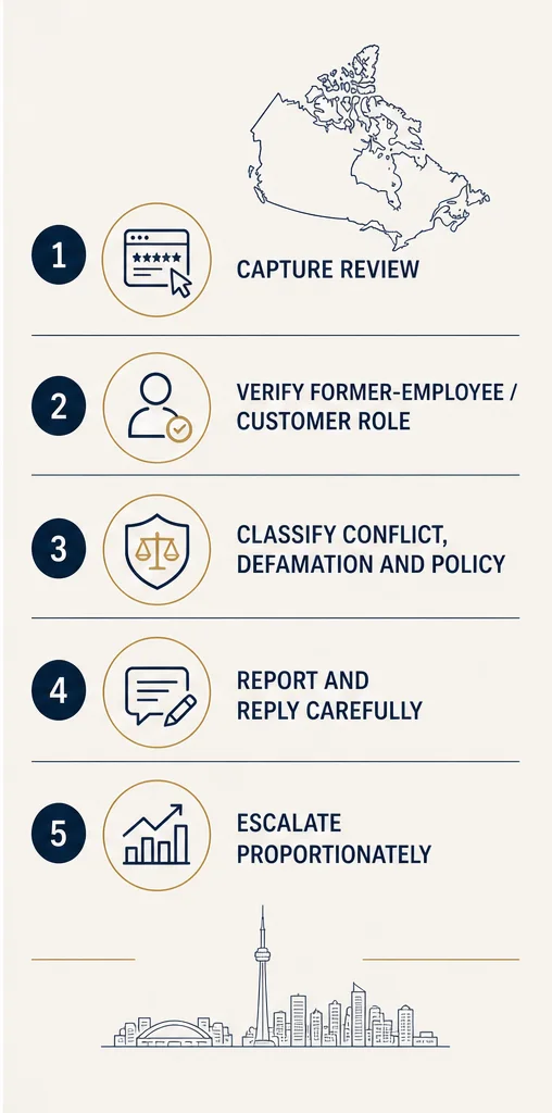 Former Employee Google Review In Canada: Evidence, Removal And Retaliation Risks