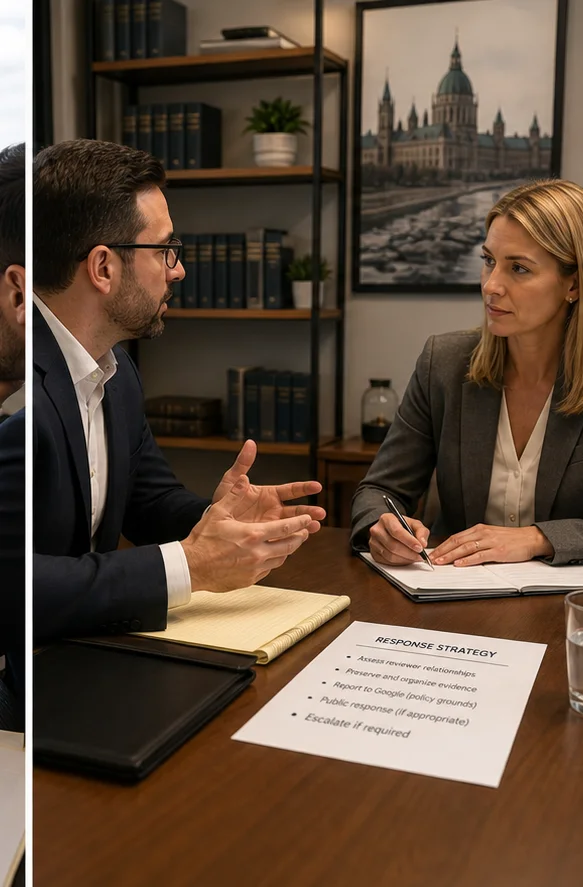 Avis Google D'Un Fournisseur, Prestataire Ou Agence En Canada: Strategie De Retrait Pour Conflit D'Interets