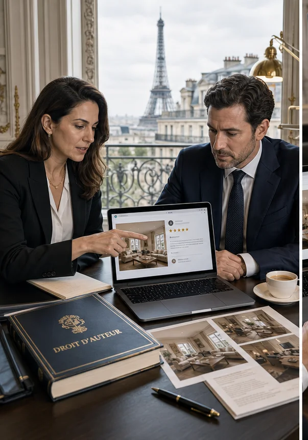 Examen Google utilisant des photos protégées par le droit d'auteur dans France