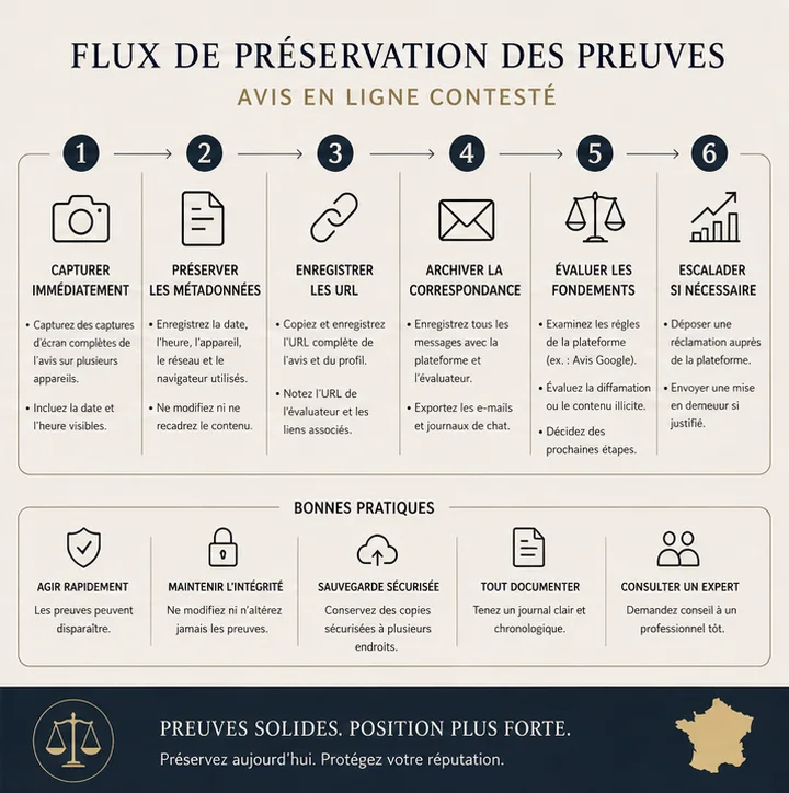 Conservation De La Preuve D’Un Avis Google En France: Guide Pratique De Chaîne De Garde