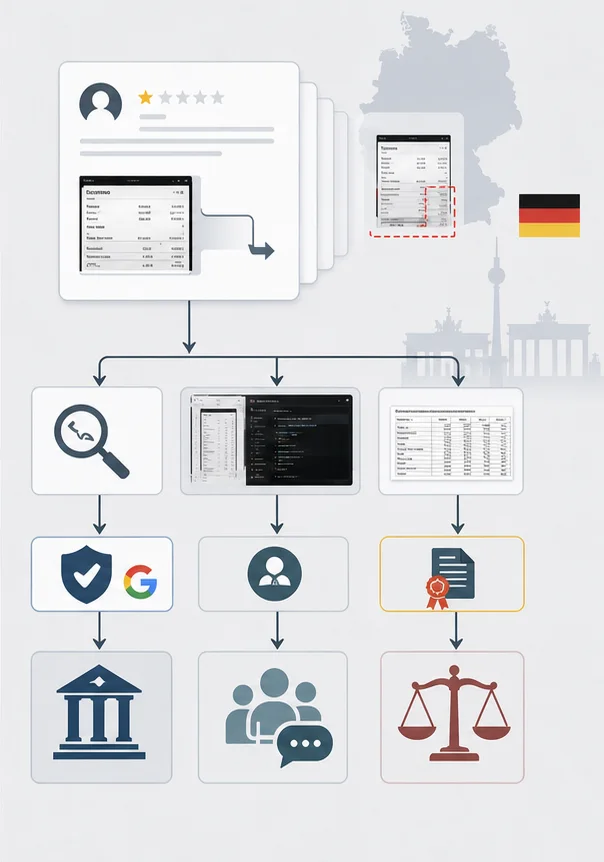 Google-Bewertung Mit Gefaelschten Screenshots Oder Dokumenten In Deutschland
