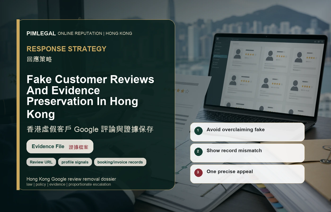 Fake Customer Reviews And Evidence Preservation In Hong Kong response strategy in Hong Kong