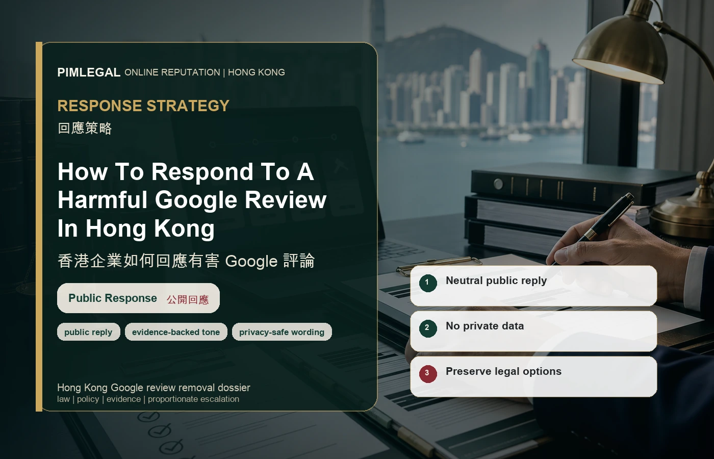 香港企業如何回應有害 Google 評論 response strategy in Hong Kong