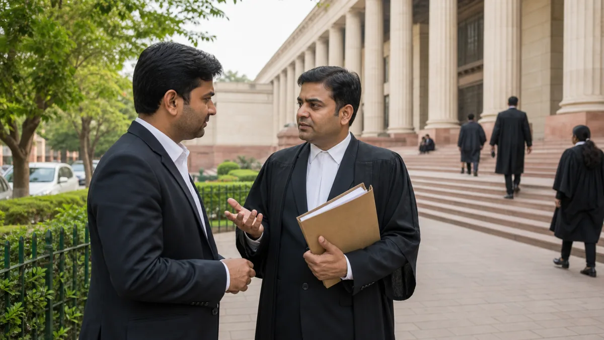 Delhi court exterior representing Indian civil and criminal defamation strategy
