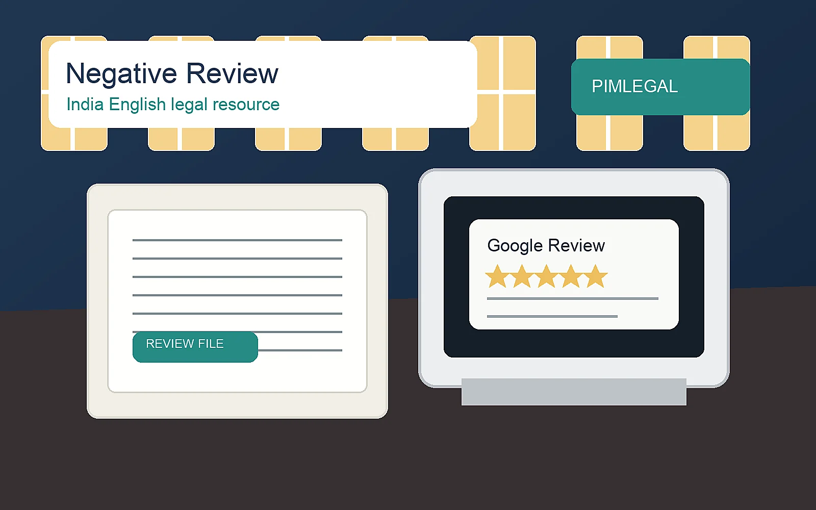 Indian lawyer distinguishing a negative Google review from defamation