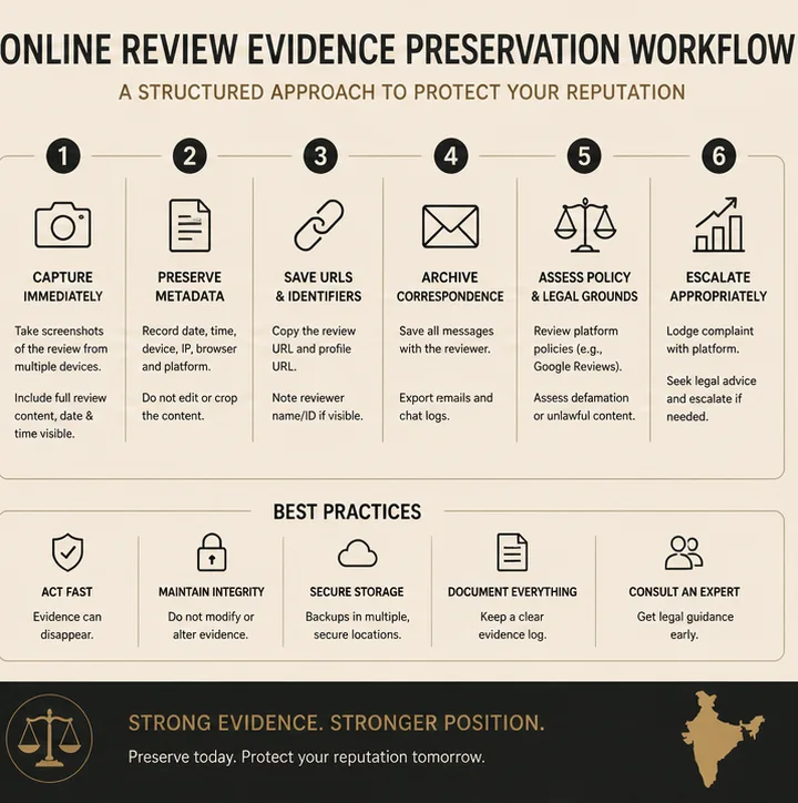 Google Review Evidence Preservation In India: A Practical Chain-Of-Custody Guide