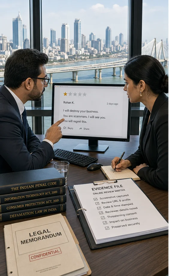 Google Reviews Harassing Staff Or Making Threats: Practical Removal Strategy In India