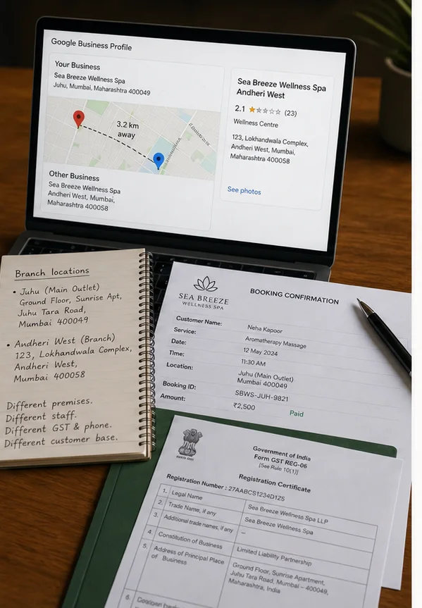 भारत में गलत Business पर Google Review