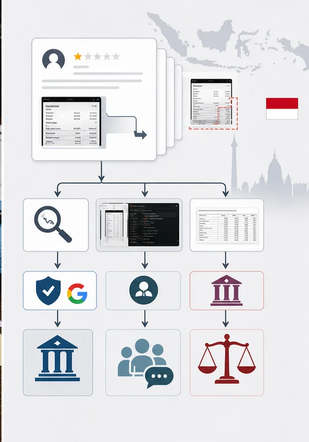 Google Review Using Fake Screenshots Or Documents In Indonesia