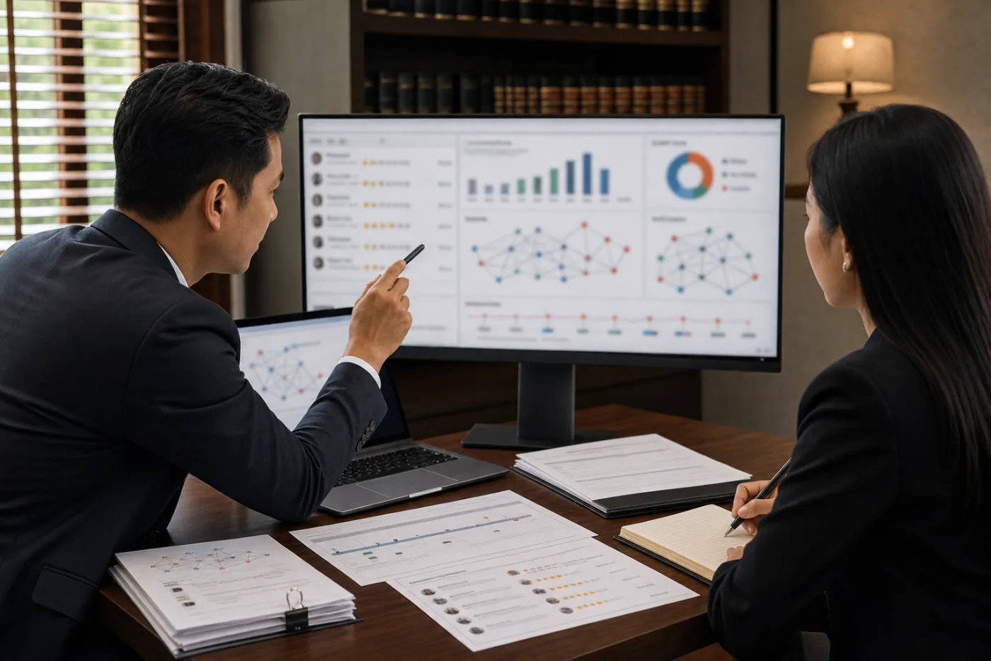 Pattern analysis dashboard for suspicious Google reviews in Indonesia