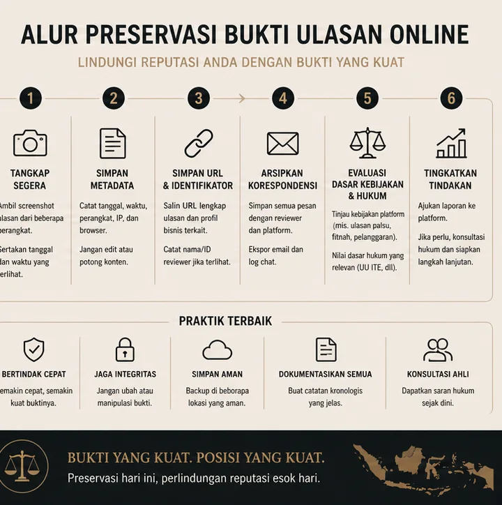Checklist Bukti Penghapusan Review Google Di Indonesia: Apa Yang Benar-Benar Meyakinkan Google Dan Counsel