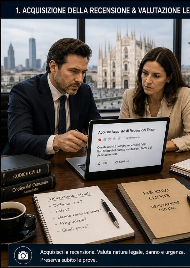 Recensione Google Che Accusa L'Azienda Di Comprare Recensioni False In Italia