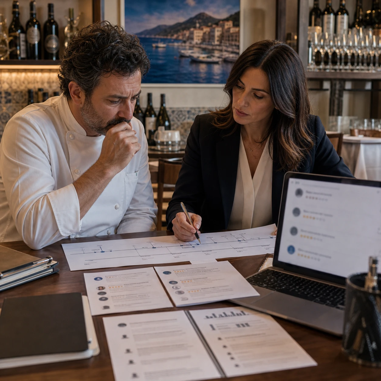 Italian team mapping fake Google reviews potentially linked to a competitor