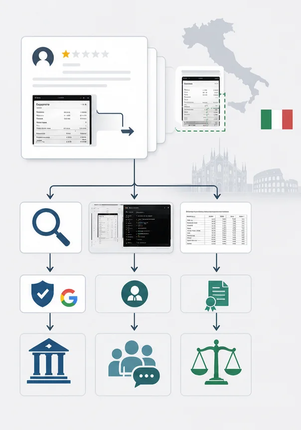Recensione Google Con Screenshot O Documenti Falsi In Italia