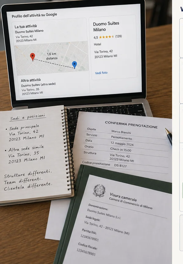 Recensione Google Per L'Azienda Sbagliata In Italia