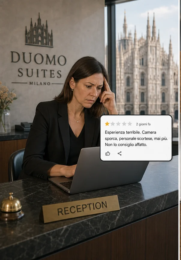 Recensione Google Per L'Azienda Sbagliata In Italia