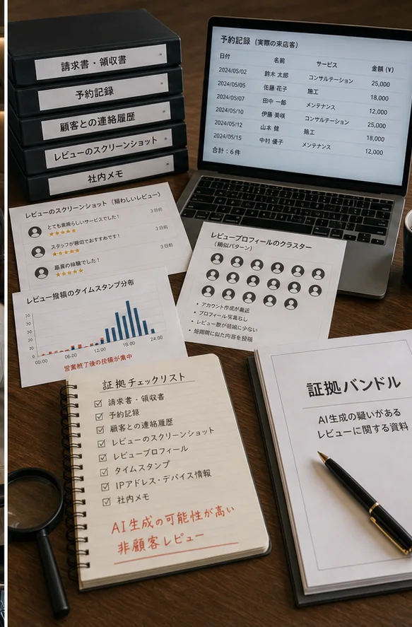 日本 での AI が生成した疑わしい偽の Google レビュー