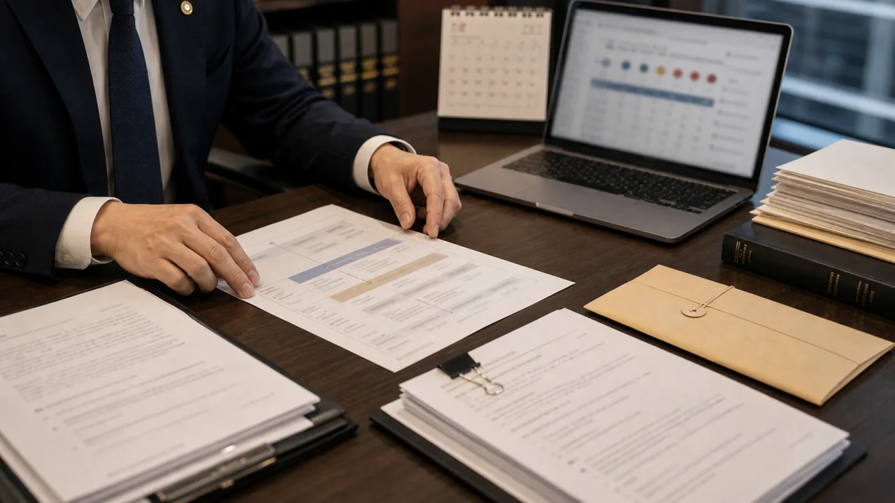 Japan Google review removal strategy table with evidence and legal notice documents