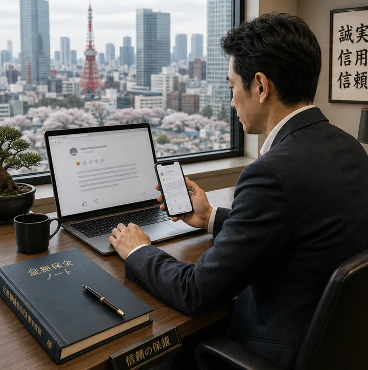 日本におけるGoogleレビュー証拠保全: 実務的なChain-Of-Custodyガイド