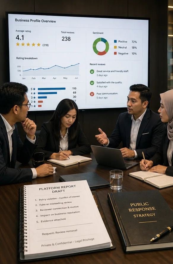Strategi Apabila Ulasan Google Mendedahkan Data Peribadi Atau Butiran Staf Di Malaysia
