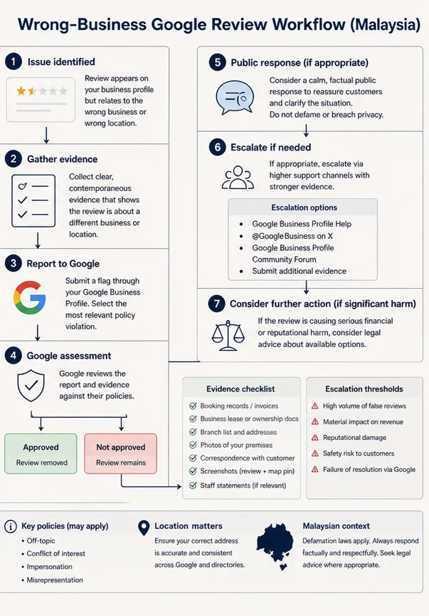 Ulasan Google Untuk Perniagaan Yang Salah Di Malaysia