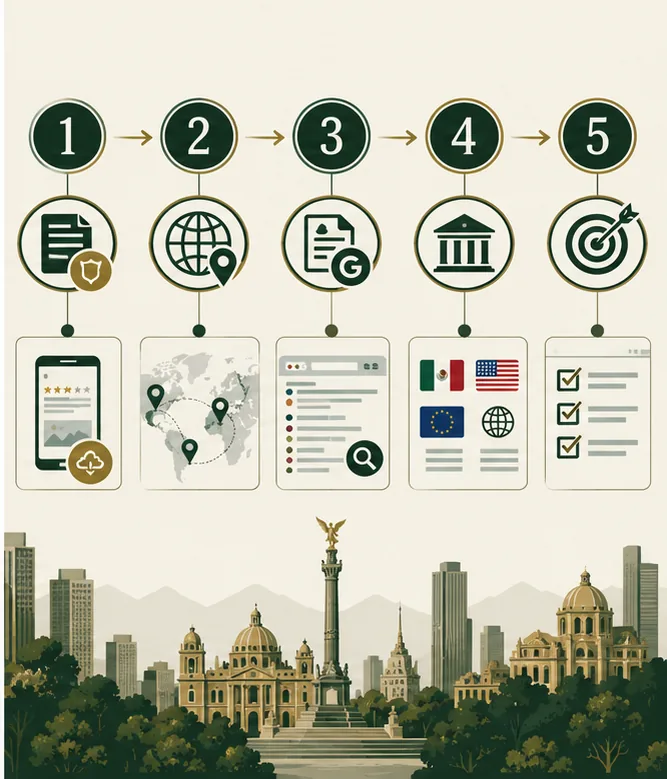 Reseñas Google Transfronterizas En México: Jurisdicción, Ley Aplicable Y Retirada