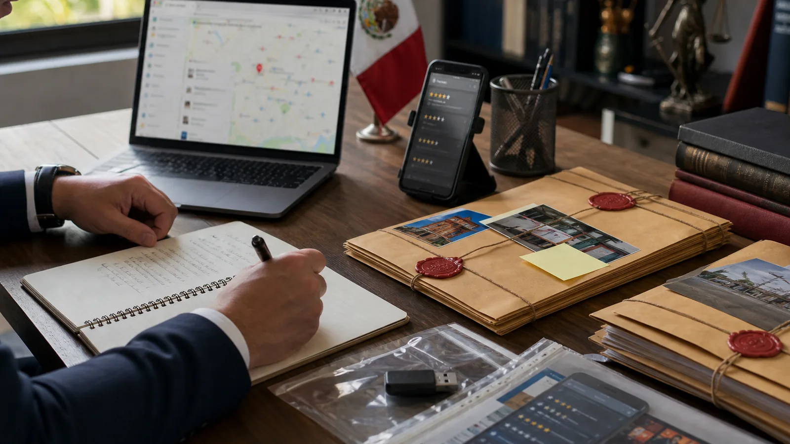 Chain of custody checklist for Google review evidence in Mexico