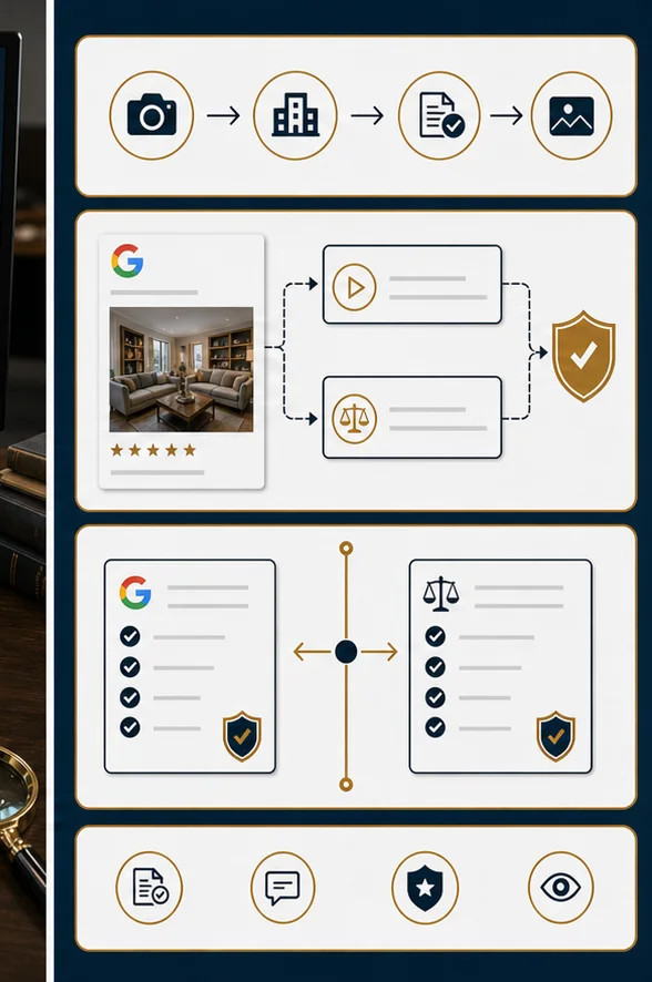 Revisión de Google utilizando fotos con derechos de autor en México