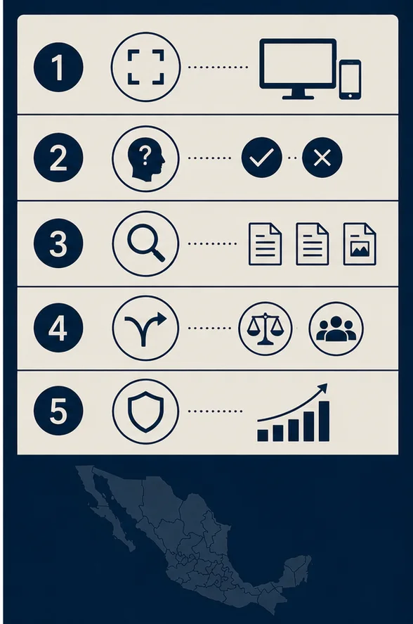 Hecho U Opinion En Una Resena De Google En México: Checklist Legal Y De Retirada