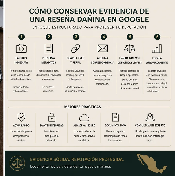 Google Review Removal Proof Checklist In Mexico: What Actually Persuades Google And Counsel