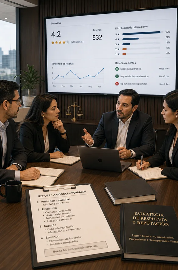 Supplier, Contractor Or Agency Google Reviews In Mexico: Conflict-Of-Interest Removal Strategy