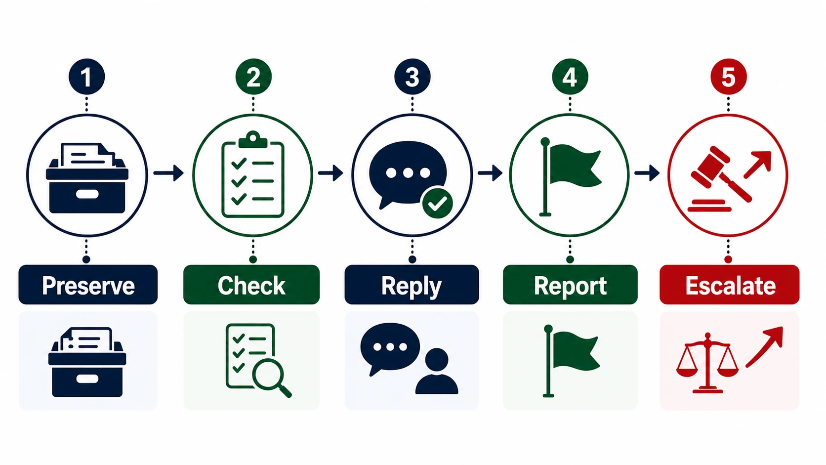 Infographic about publicly responding to negative Google reviews in the Netherlands