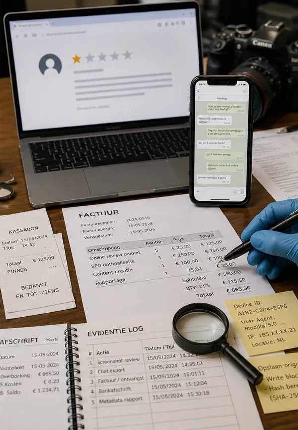 Google Review Met Valse Screenshots Of Documenten In Nederland