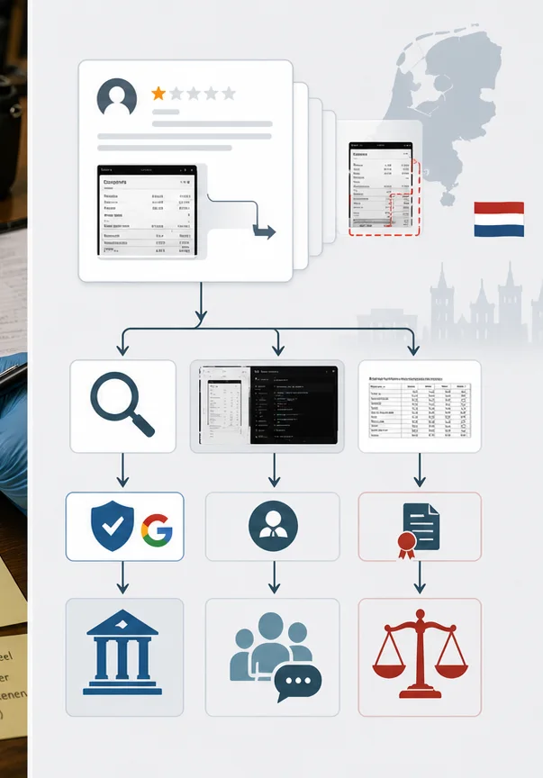 Google Review Met Valse Screenshots Of Documenten In Nederland