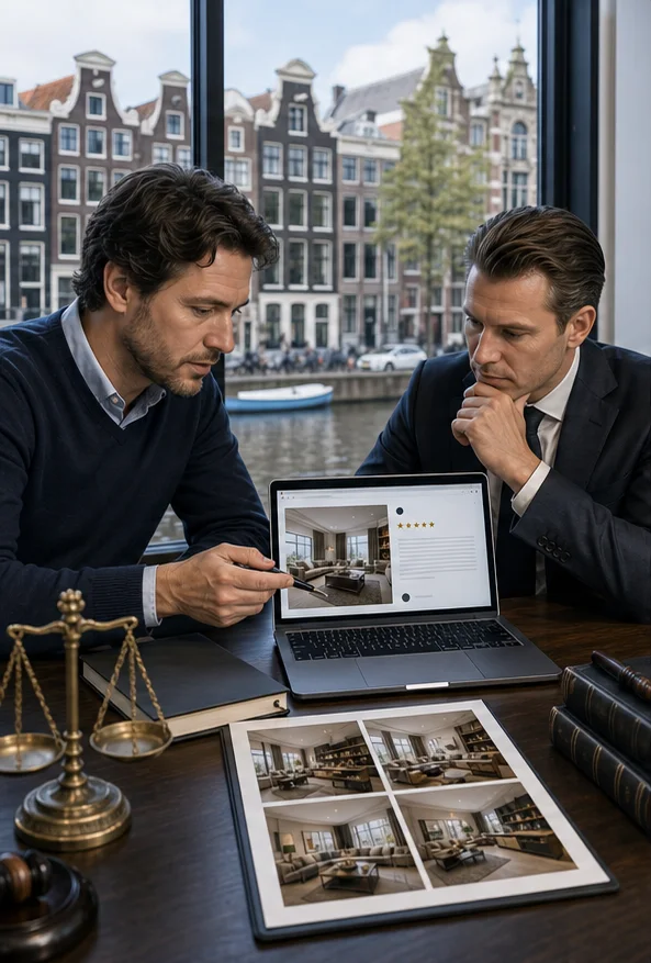 Google Review met auteursrechtelijk beschermde foto's in Nederland