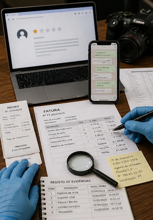 Avaliacao Google Com Screenshots Ou Documentos Falsos Em Portugal
