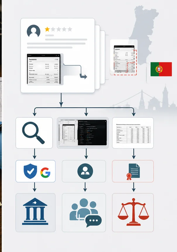 Avaliacao Google Com Screenshots Ou Documentos Falsos Em Portugal